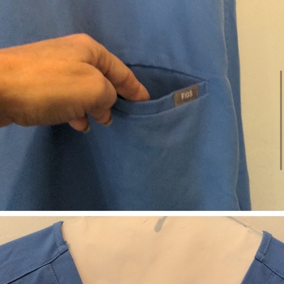 FIGS CASMA/KARA LIGHT BLUE SCRUB SET - Picture 3 of 16